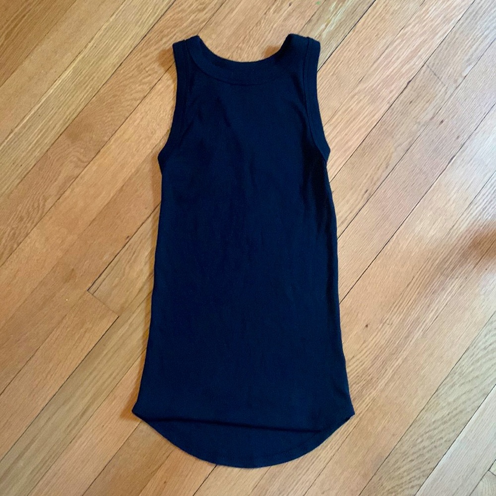 black tank top